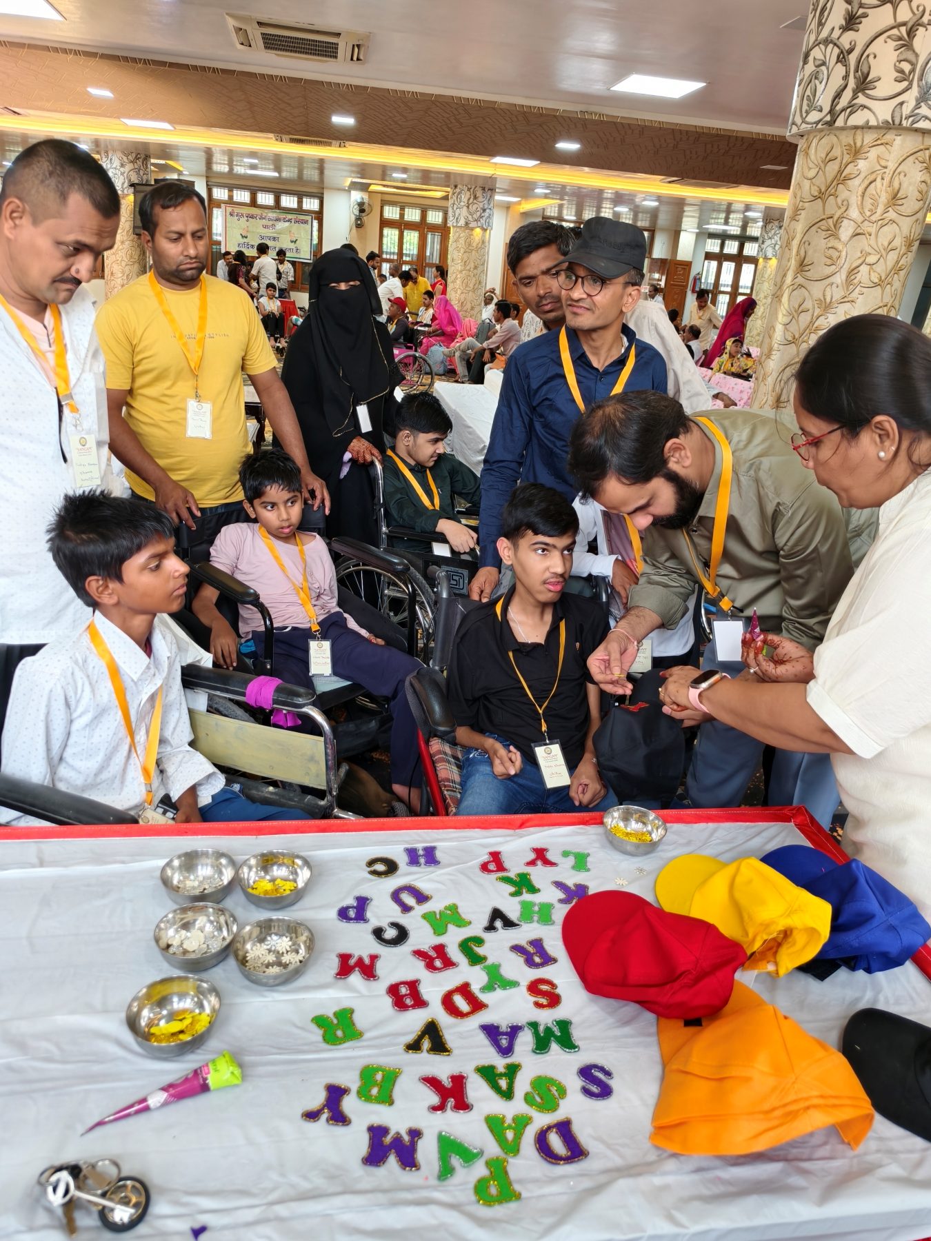 Community gathering supported by Swavlamban Foundation